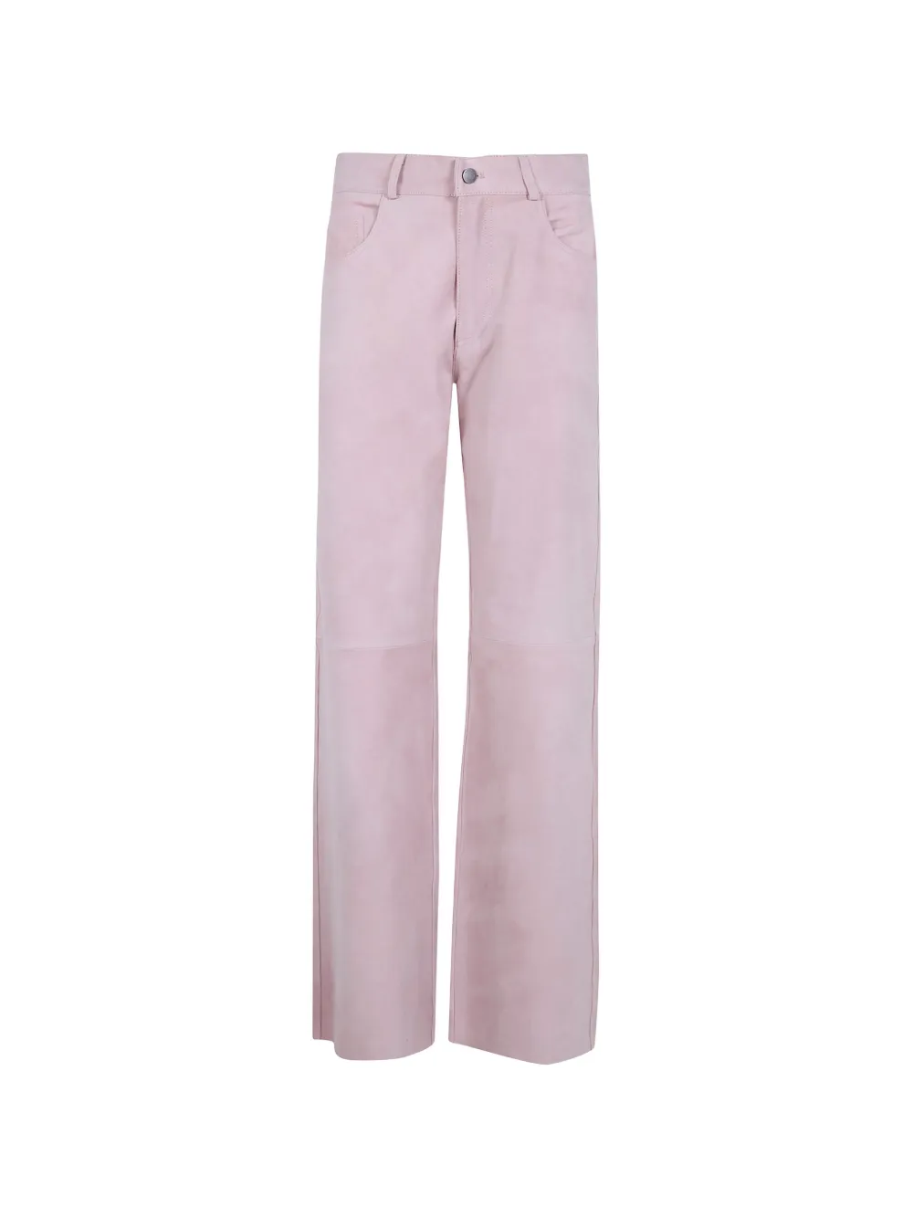 Bukser | Korea Suede Pants Light Pink